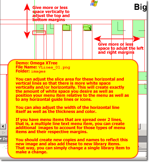 Adjust margin of Tree Menu Items