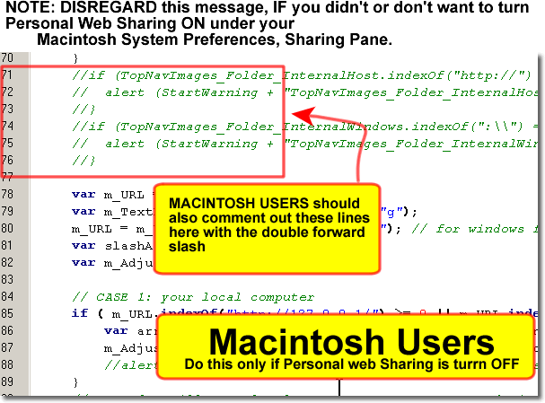 MacIntosh Users Notes